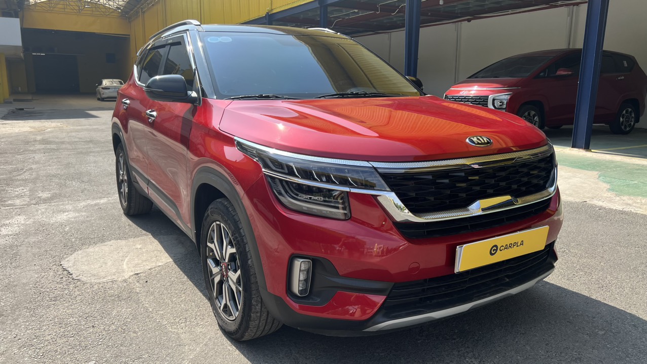 Kia Seltos Premium 2021, màu đỏ, giá 605 triệu thương lượng mạnh